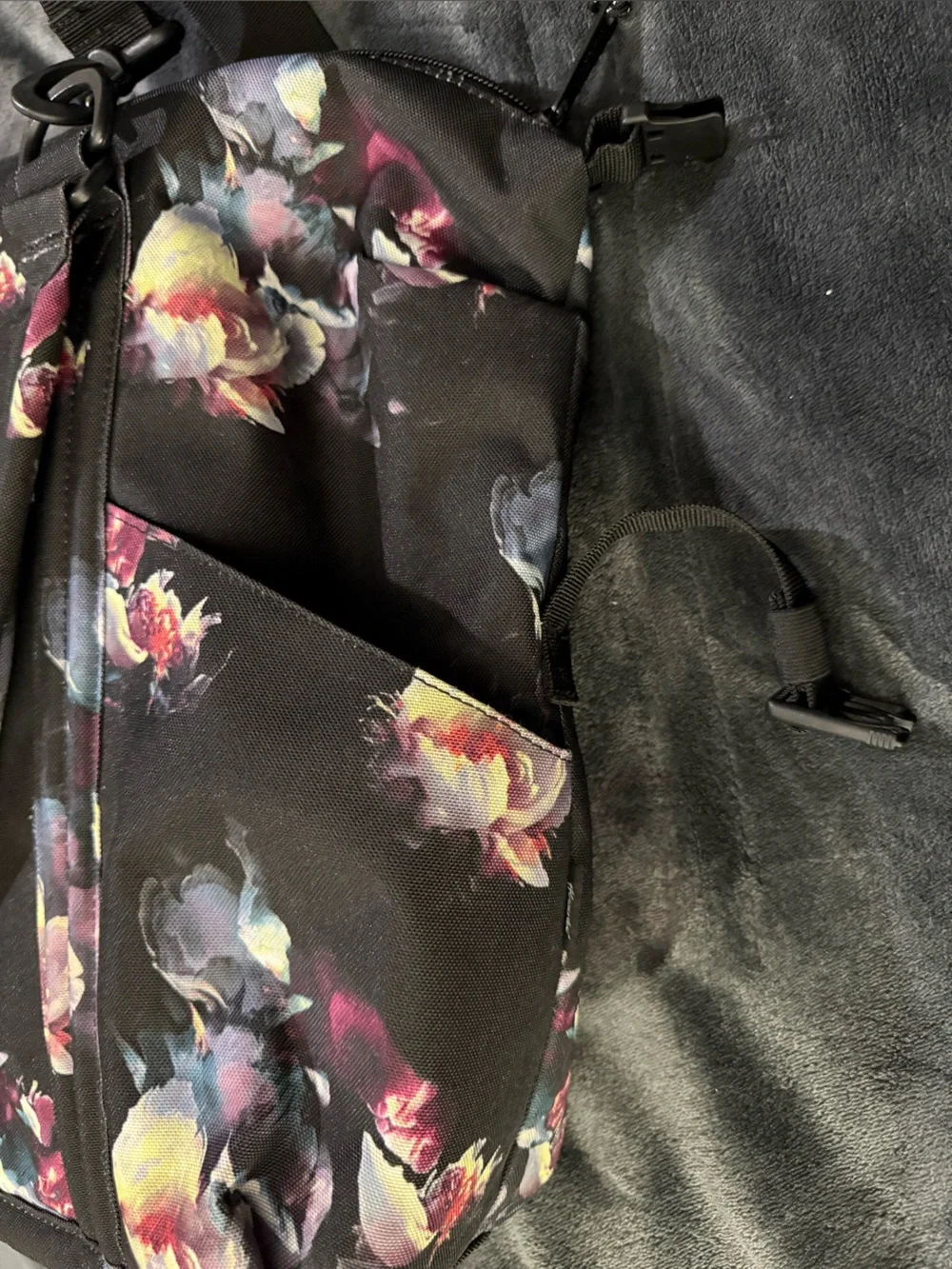 Herschel Floral Diaper Bag + Changing Pad
